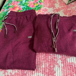 Figs Scrubs Hoodie and Sweatpants XL NWOT